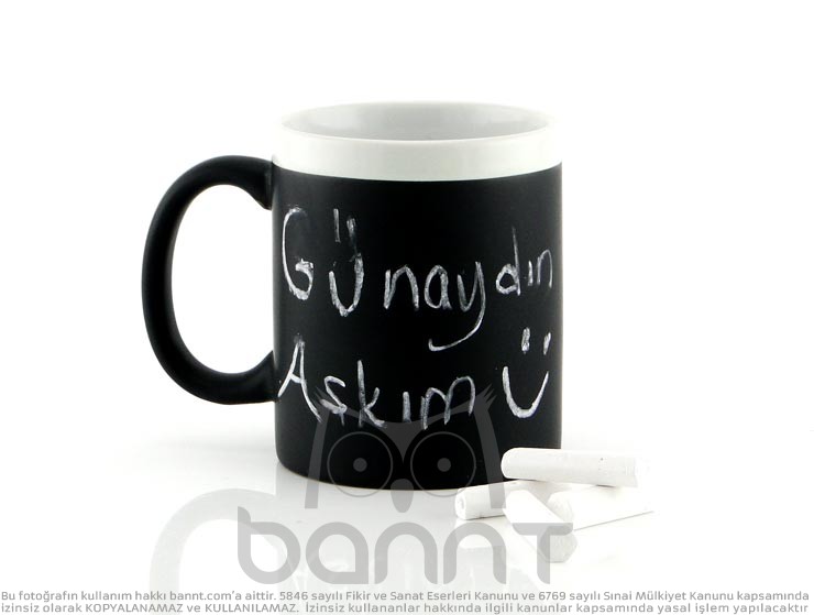 Chalk Mug Tebeşir Kupa Bardak