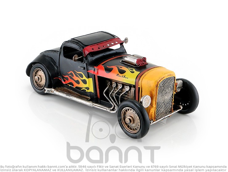 Ford Roadster Hot Rod Metal Araba