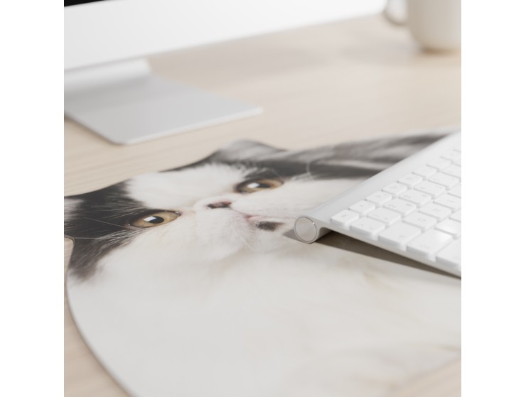 Mustard Fat Cat Mousepad