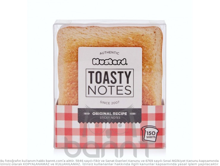 Mustard Toasty Yapışkanlı Not Kağıdı