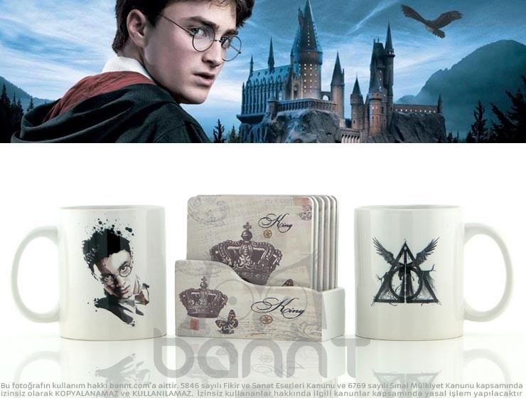 Harry Potter Kupa Bardak Seti